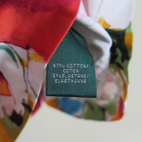 🔥CLEARANCE🔥 Ralph Lauren Bright Floral Sleeveless A-Line Dress Size 4 - Picture 5 of 8